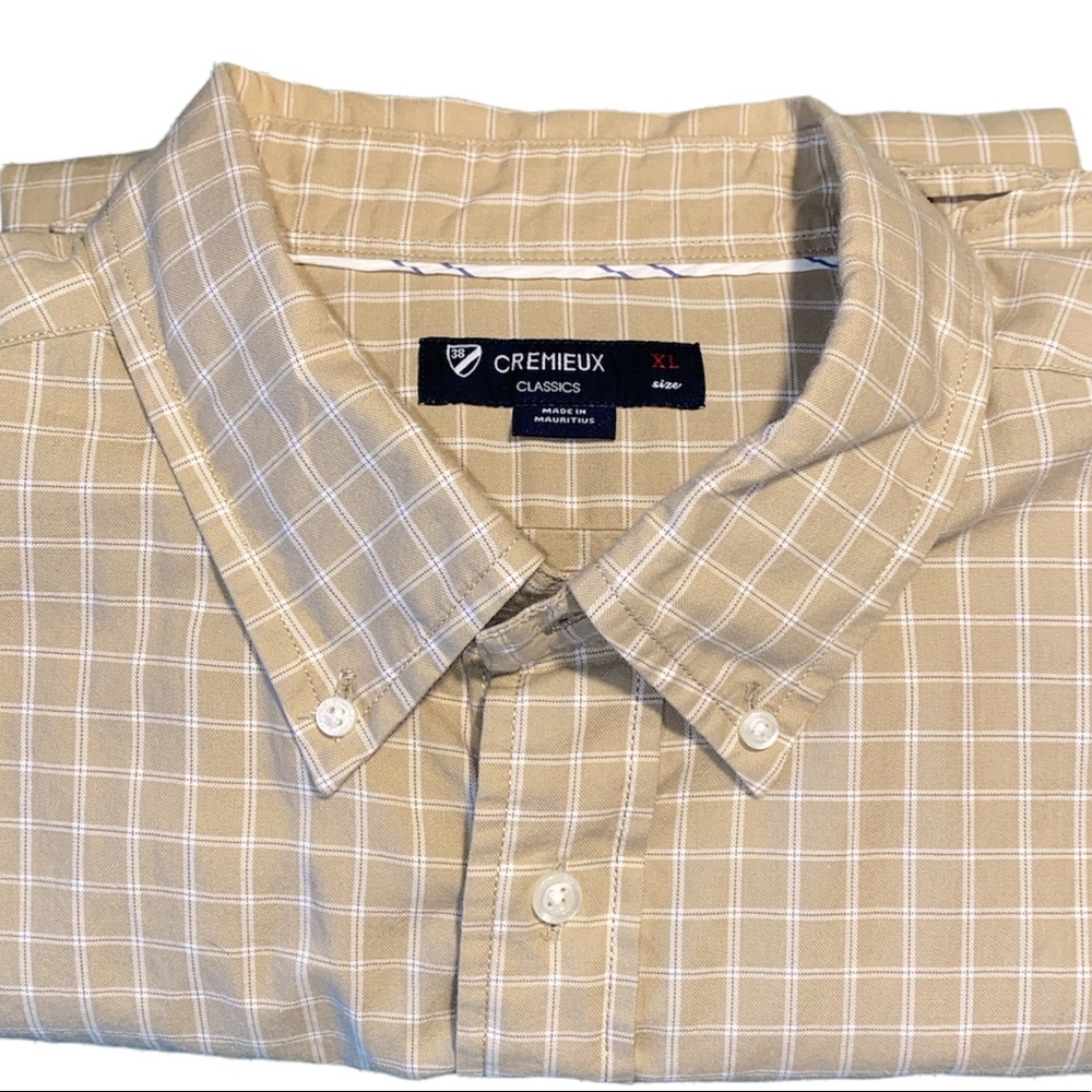 Cremieux Classics Short Sleeve Shirt. Size XL